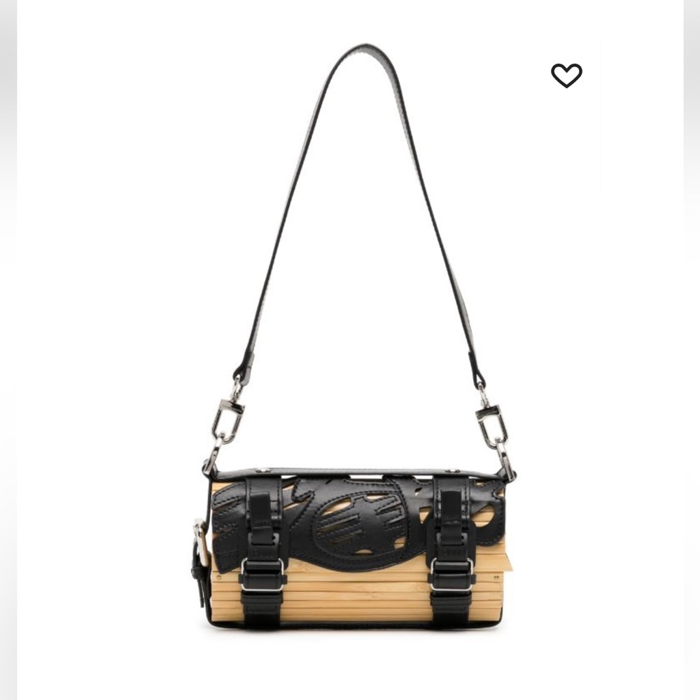 Feng Chen Wang
logo-print bamboo shoulder bag